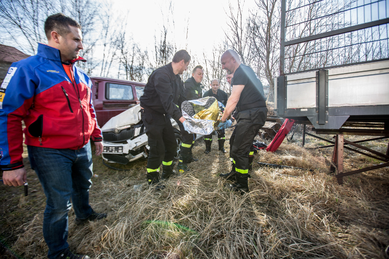 Scenariusz wypadku — wspólne ćwiczenia ratowników i straży pożarnej